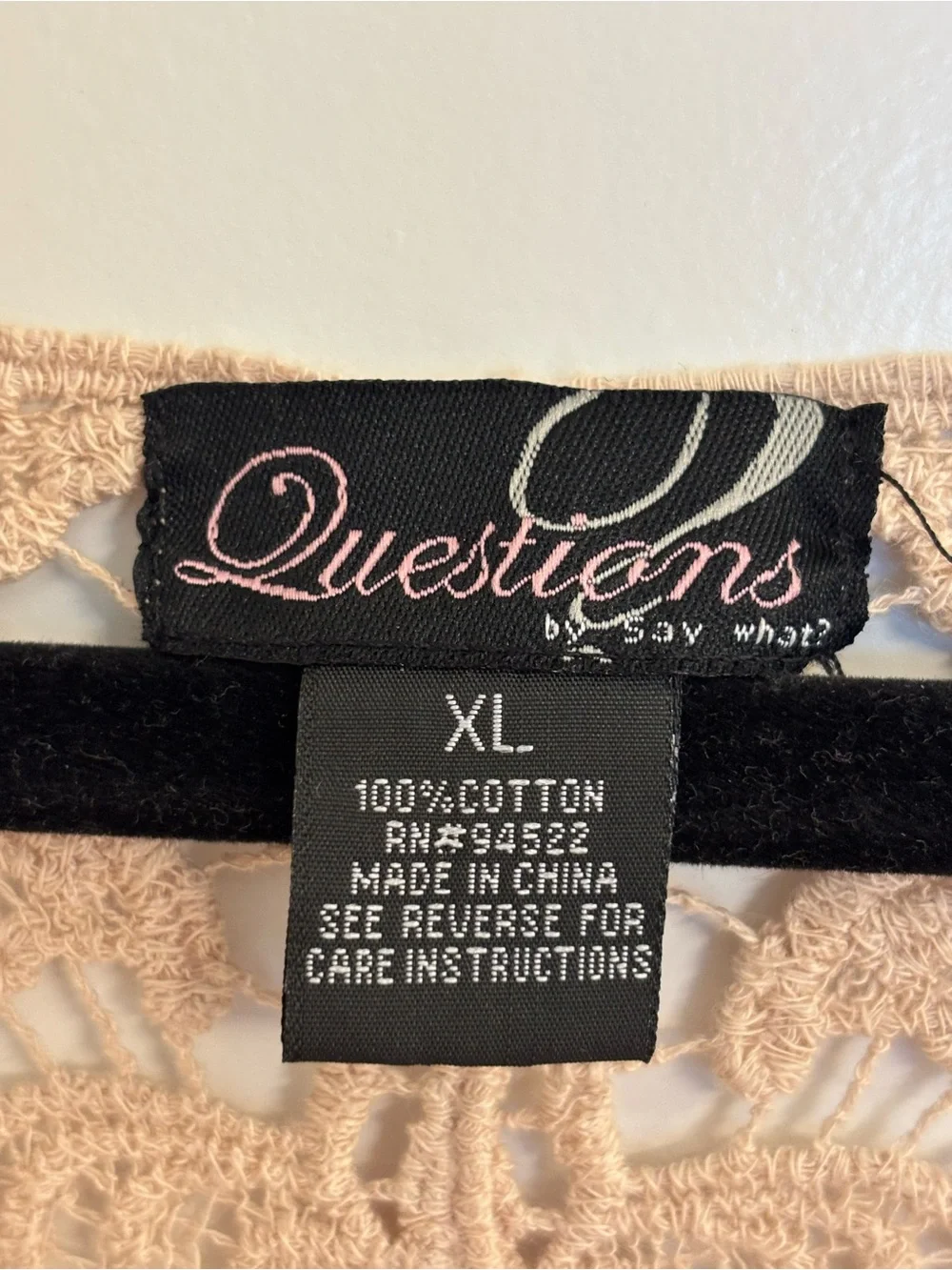 Questions by Say What Cardigan Woman’s Size XL